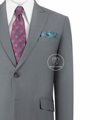 Bộ Suit Xám Chấm Bi Classic Fit TGS354